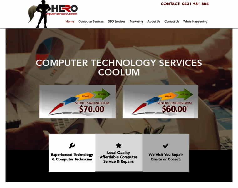 Herocomputerservices.com.au thumbnail