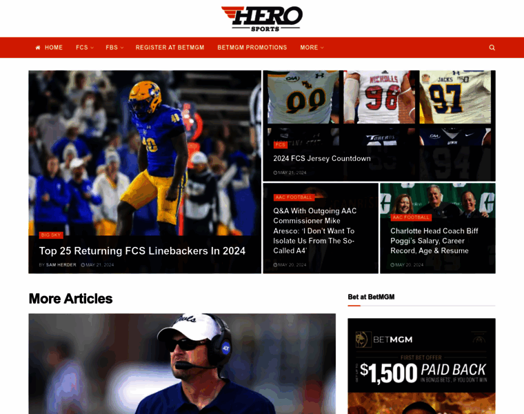 Herosports.com thumbnail