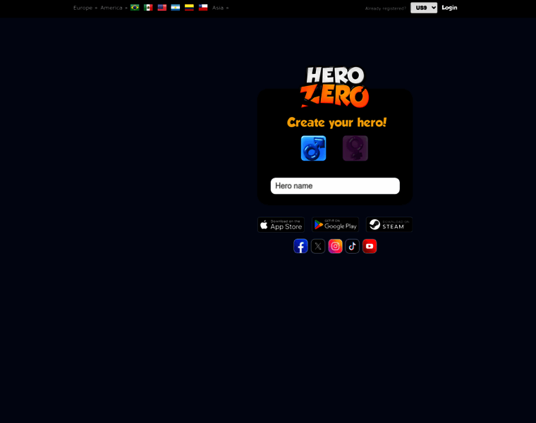 Herozerogame.com thumbnail