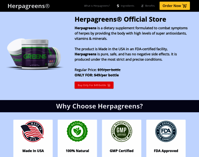 Herpagreensbuynow.us thumbnail