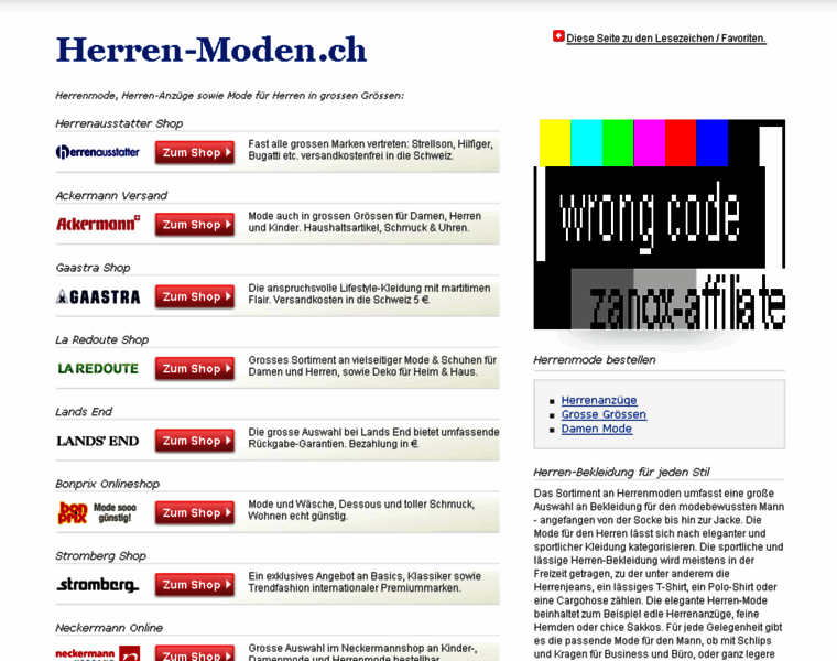 Herren-moden.ch thumbnail