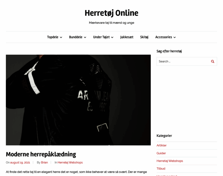 Herretoej-online.dk thumbnail