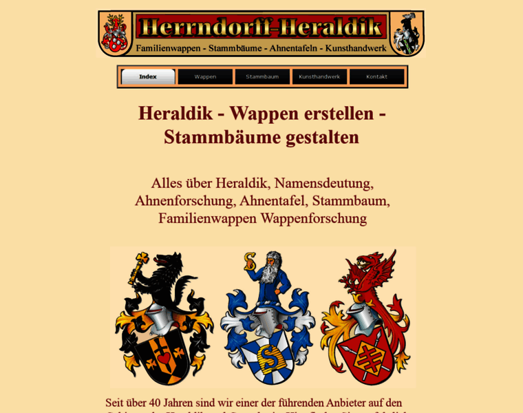 Herrndorff-heraldik.de thumbnail