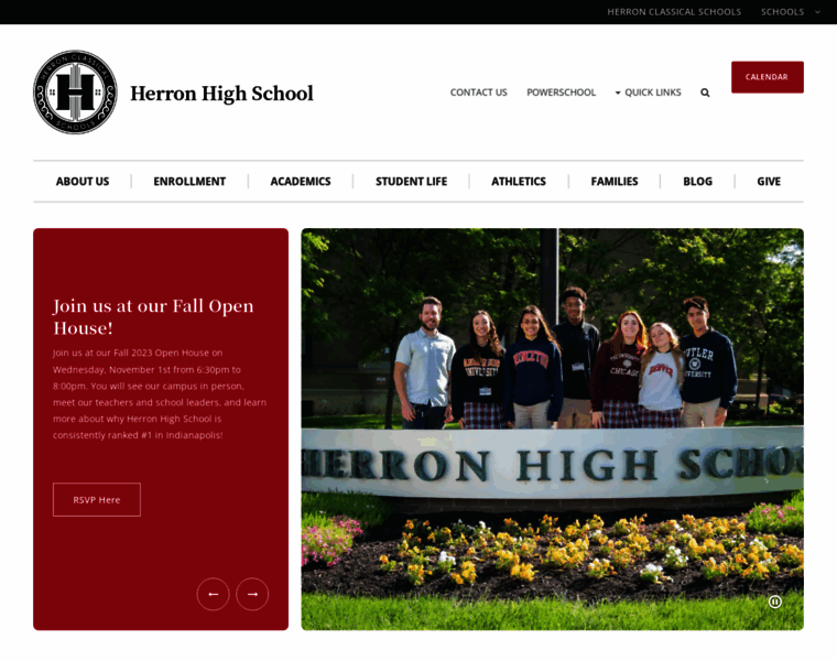 Herronhighschool.org thumbnail