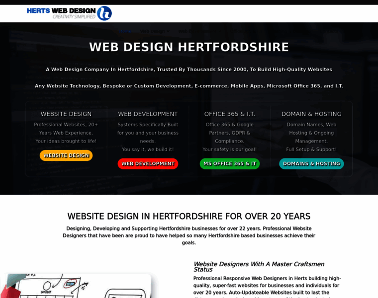 Herts-webdesign.co.uk thumbnail