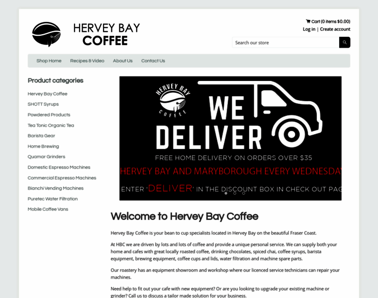 Herveybaycoffee.com.au thumbnail