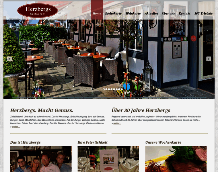 Herzbergs-restaurant.de thumbnail