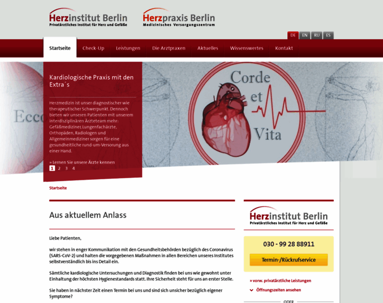 Herzinstitut-herzpraxis.de thumbnail