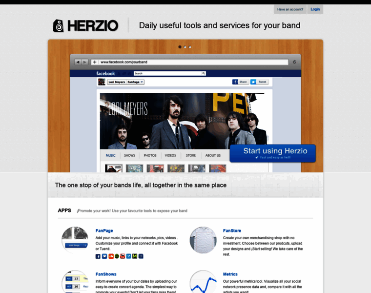 Herzio.com thumbnail