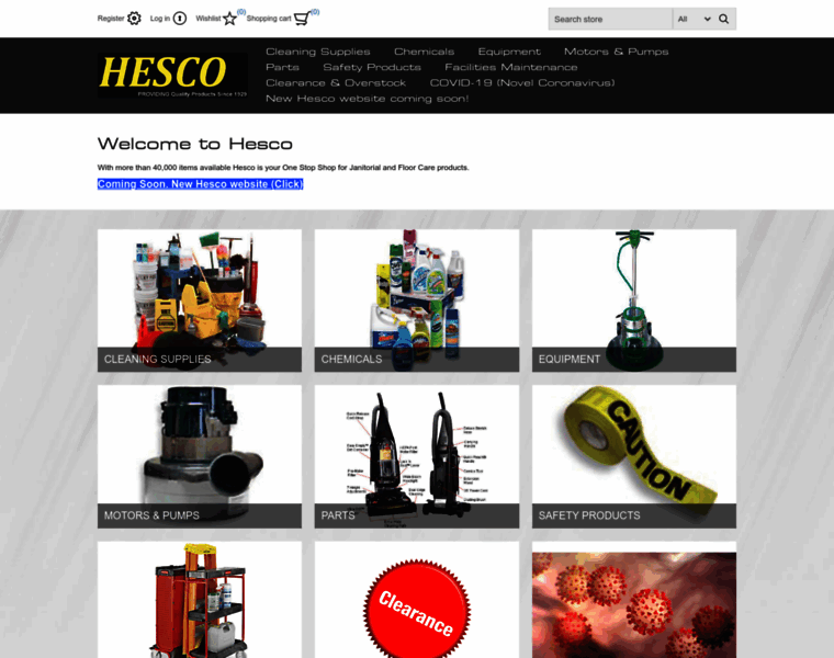 Hescoinc.com thumbnail