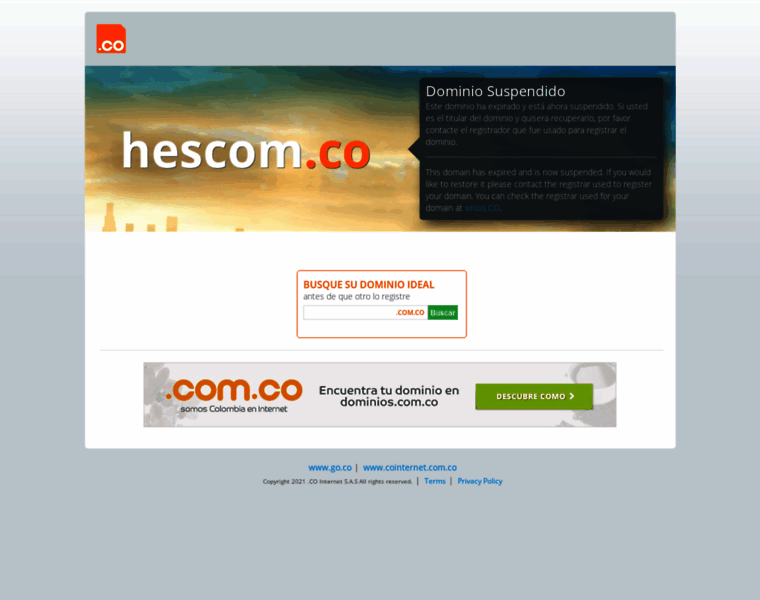 Hescom.co thumbnail