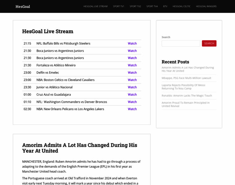 Hesgoal.name thumbnail