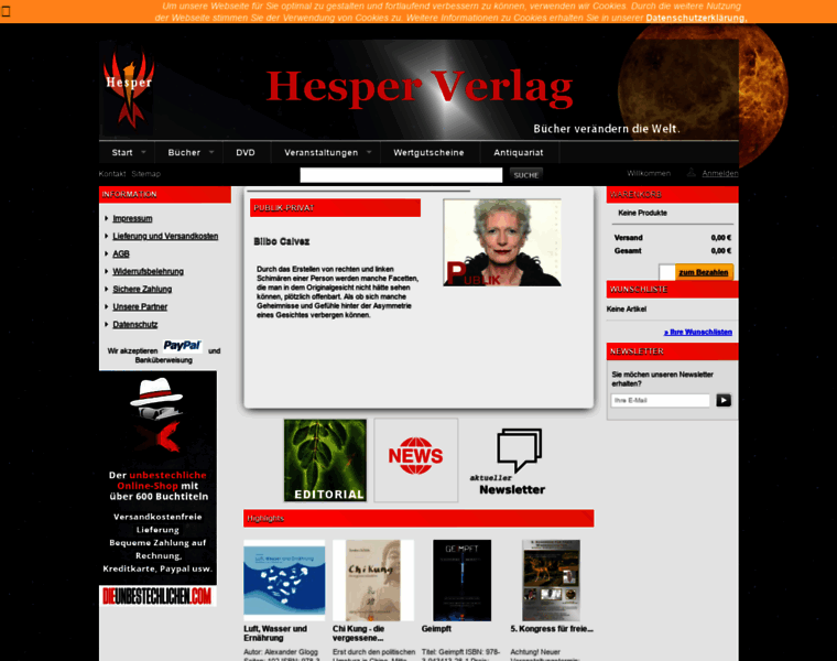 Hesper-verlag.de thumbnail