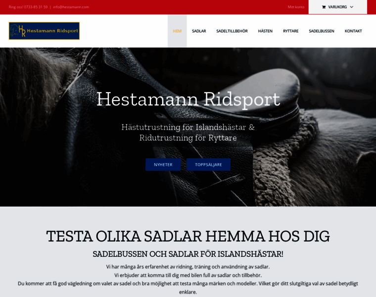 Hestamann.com thumbnail