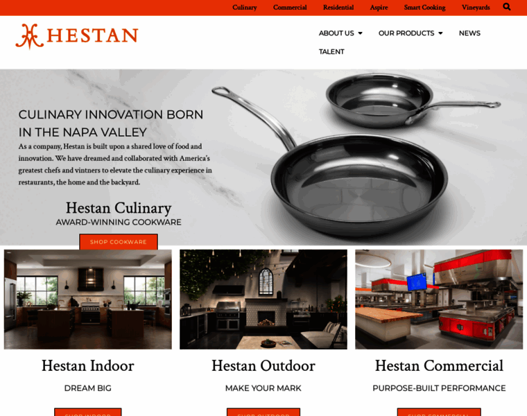 Hestan.com thumbnail