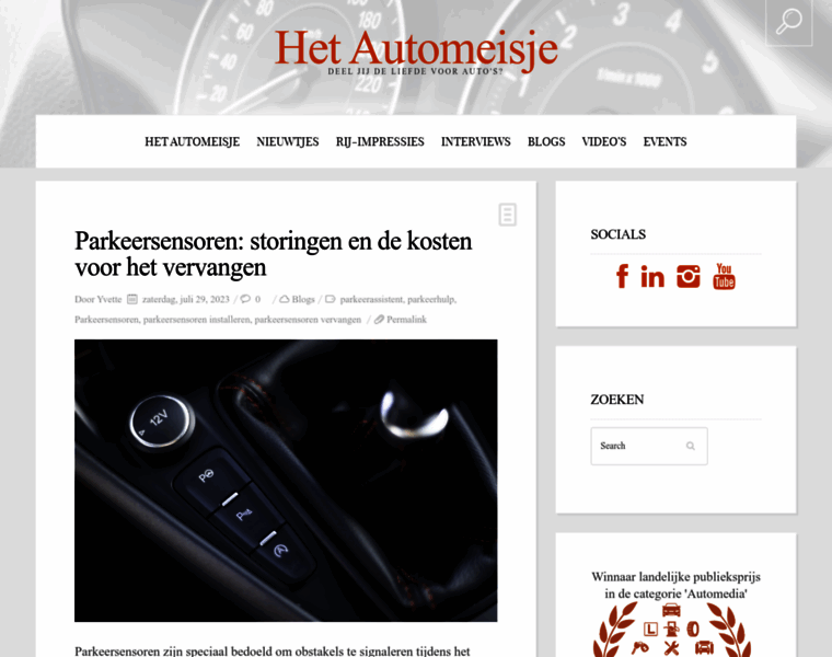 Hetautomeisje.nl thumbnail