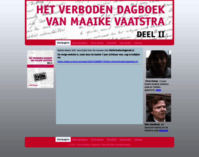 Hetverbodendagboek.nl thumbnail