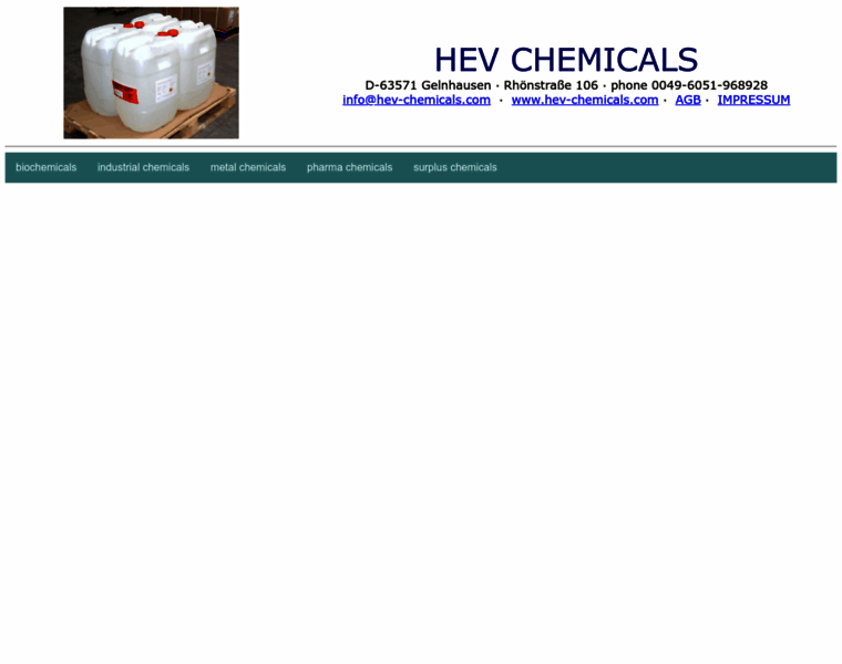 Hev-chemicals.com thumbnail