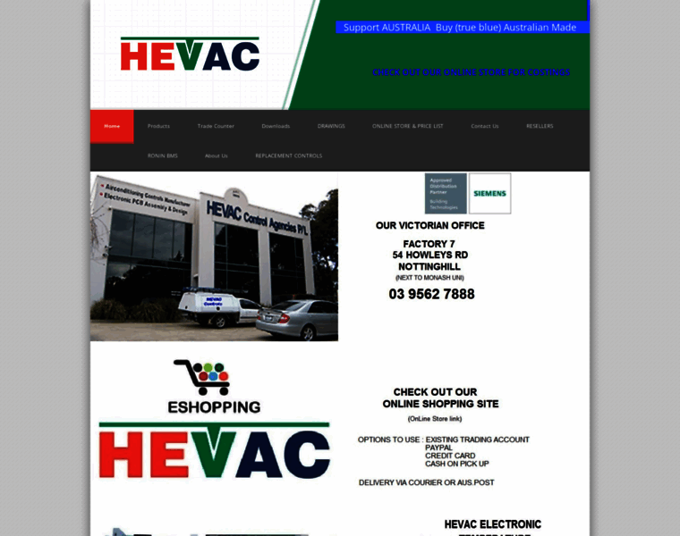 Hevac.com.au thumbnail