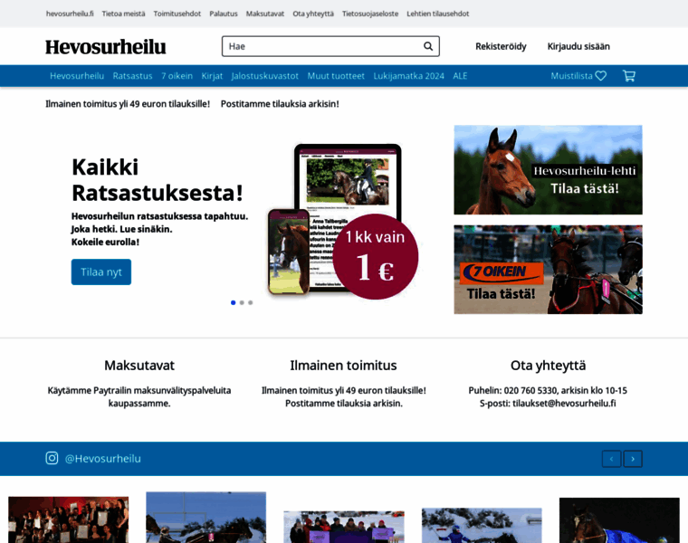 Hevosurheilukauppa.fi thumbnail