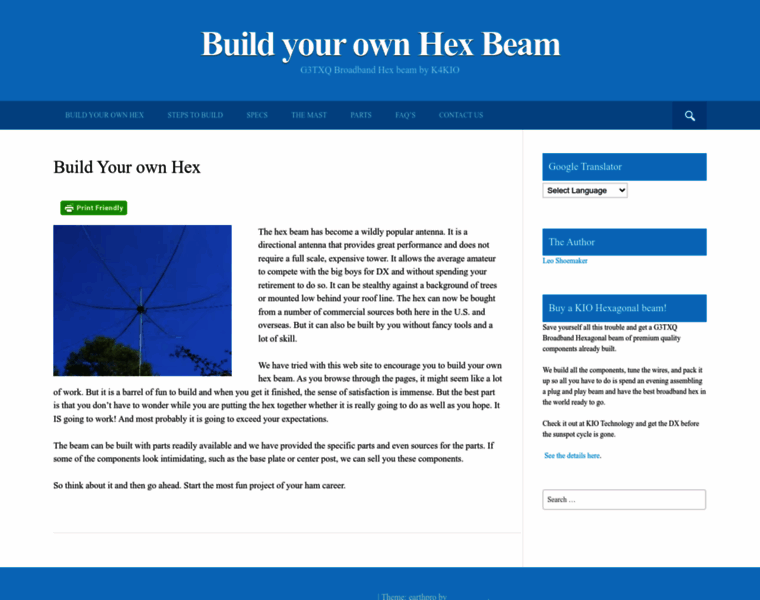Hex-beam.com thumbnail