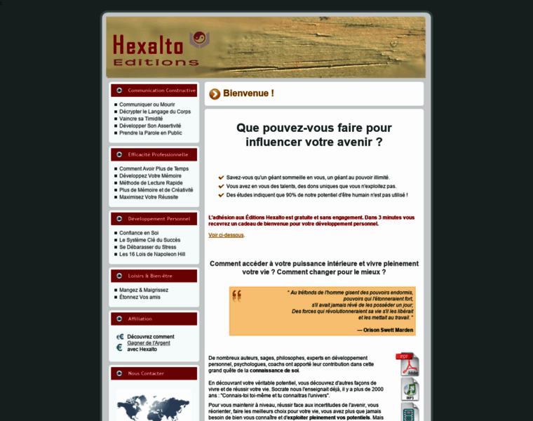 Hexalto-editions.com thumbnail