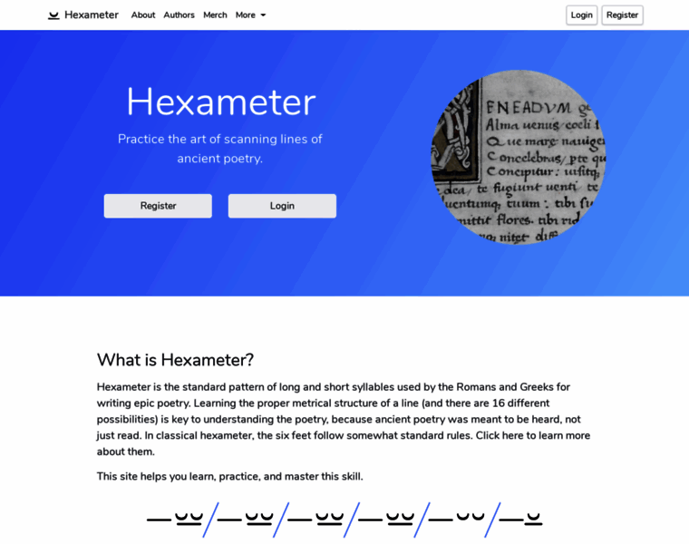 Hexameter.co thumbnail