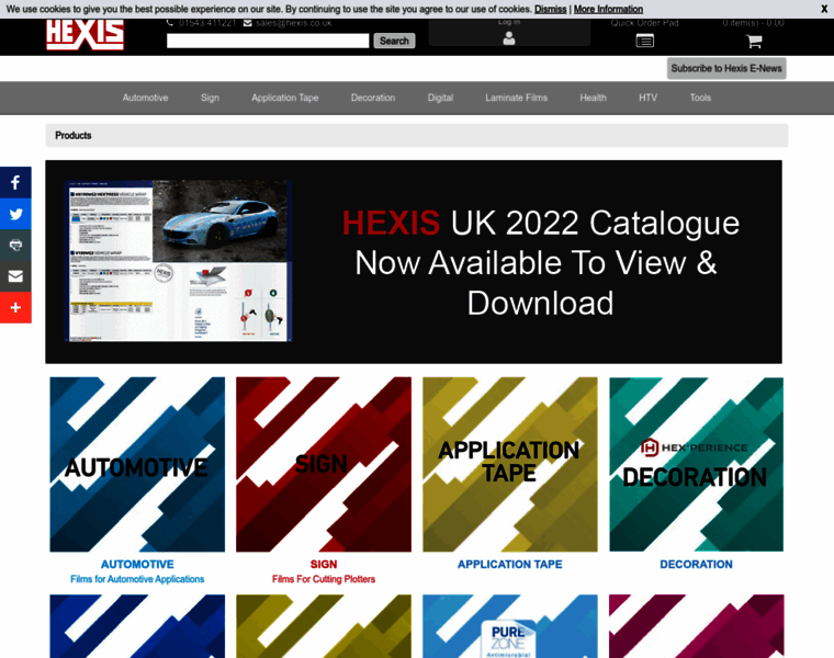 Hexis.co.uk thumbnail