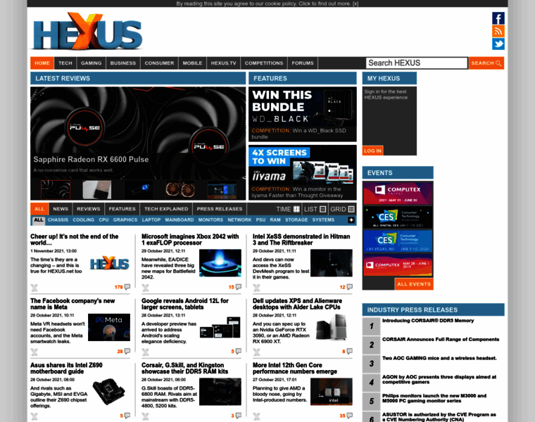 Hexus.net thumbnail