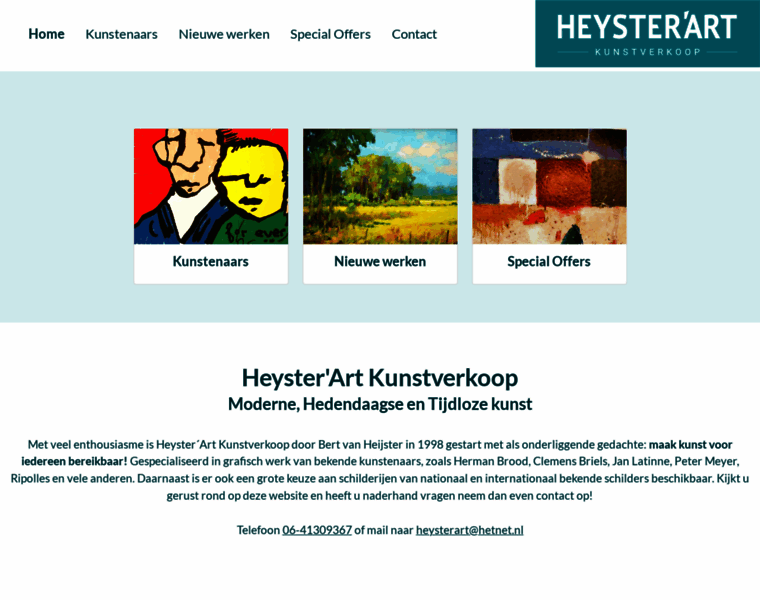 Heysterart.nl thumbnail