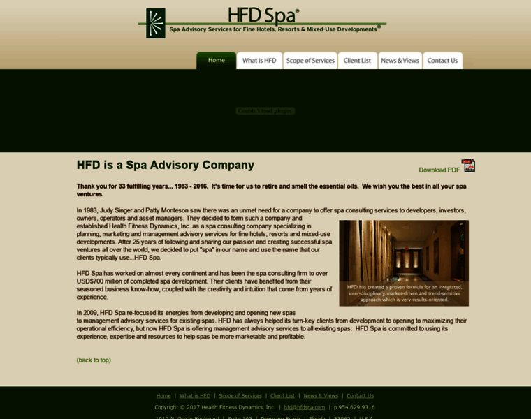 Hfdspa.com thumbnail