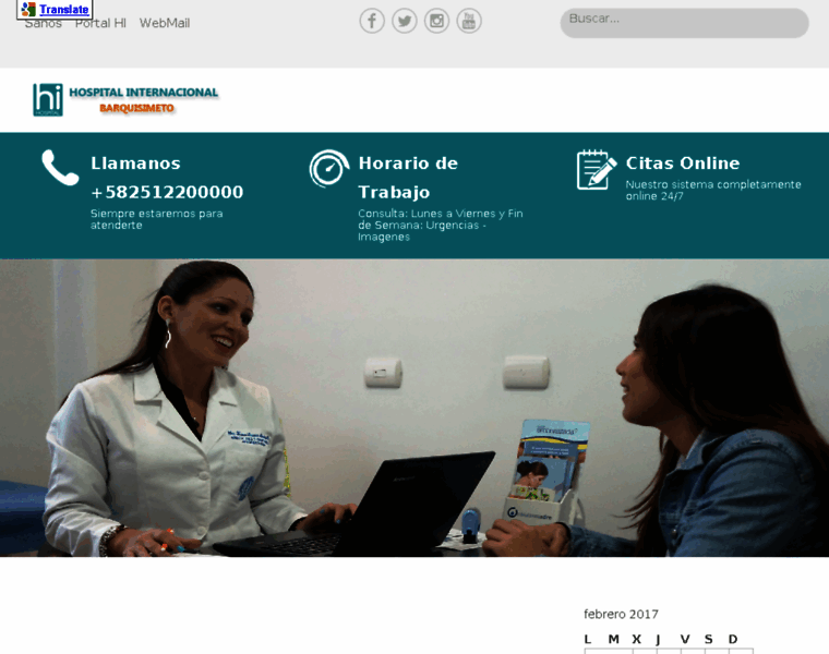 hi.org.ve at WI. Hospital Internacional