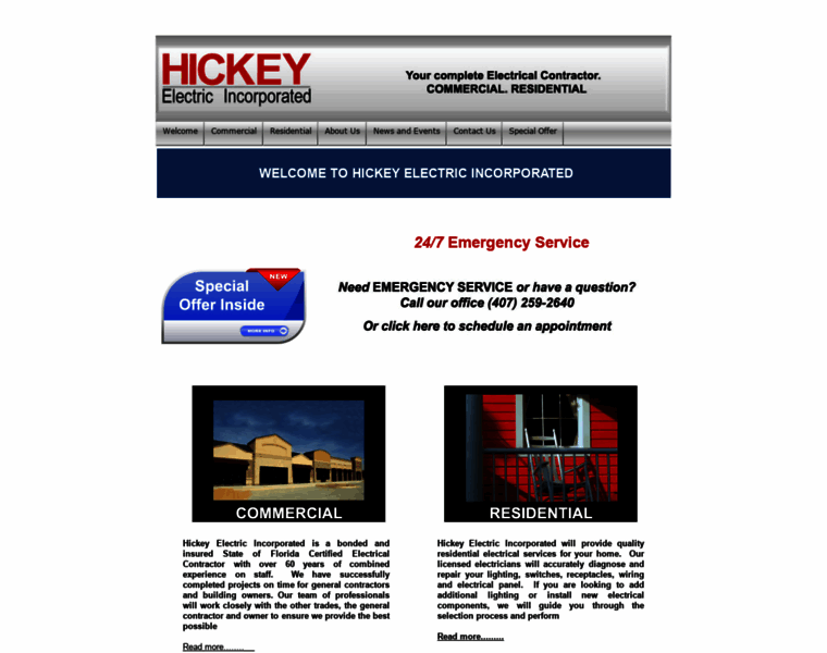 Hickeyelectricinc.com thumbnail