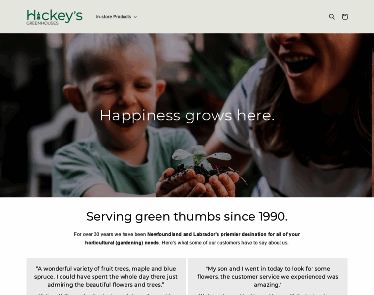 Hickeysgreenhouses.com thumbnail