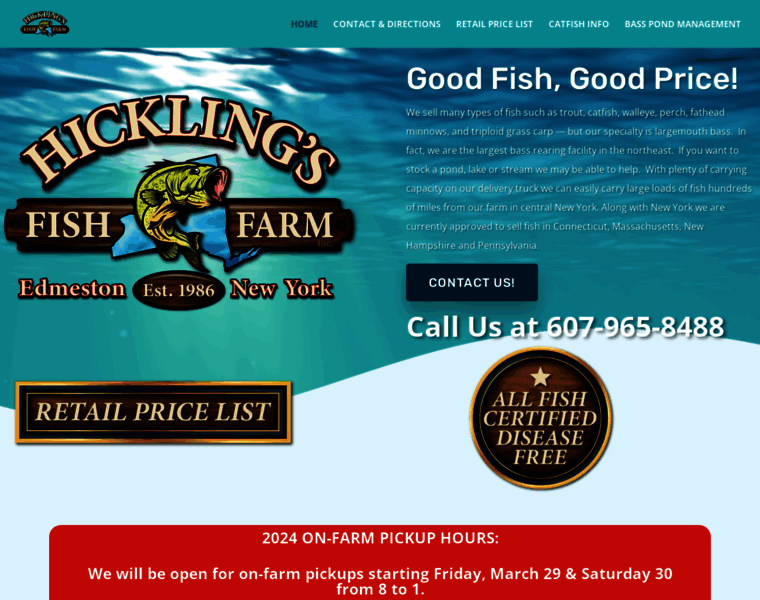 Hicklingsfishfarm.com thumbnail