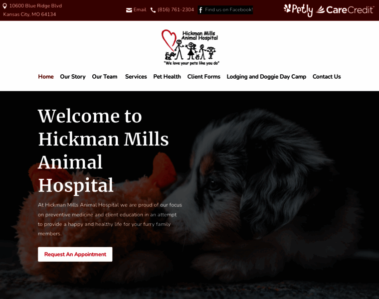 Hickmanmillsanimalhospital.com thumbnail