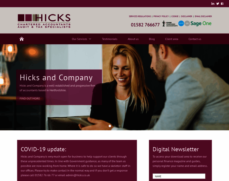 Hicks.co.uk thumbnail