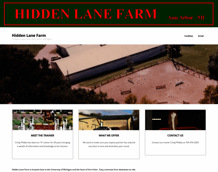 Hiddenlanefarm.com thumbnail
