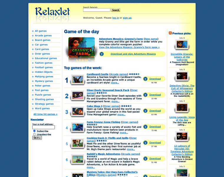 Hiddenobjects-games.relaxlet.com thumbnail
