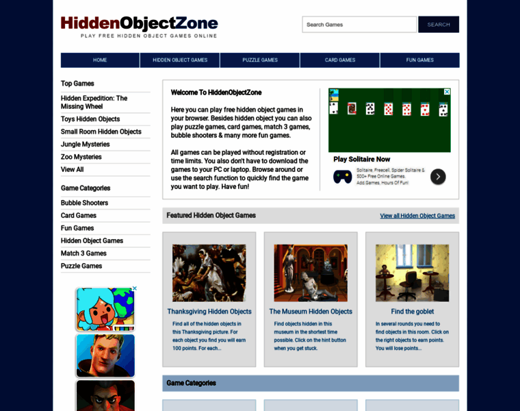 Hiddenobjectzone.com thumbnail