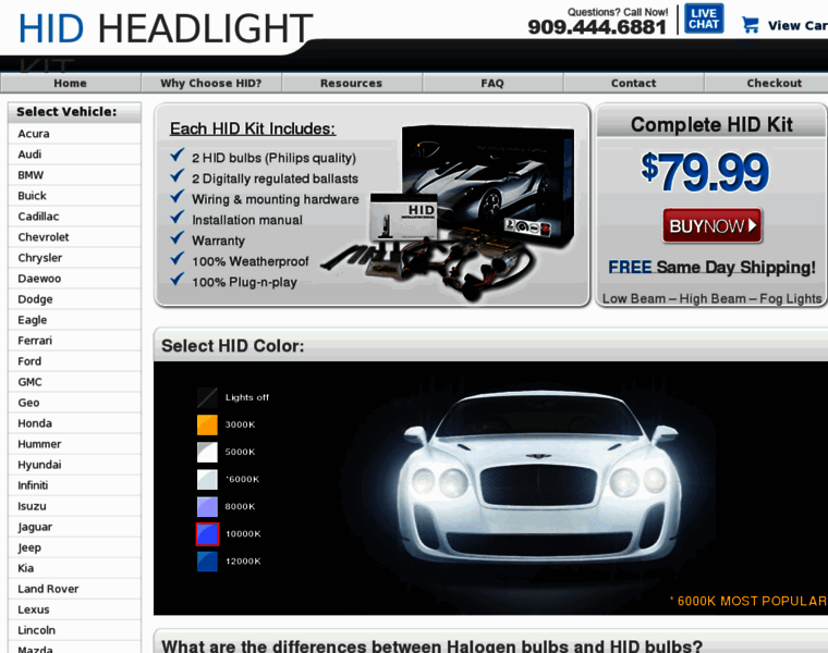 Hidheadlightkit.com thumbnail
