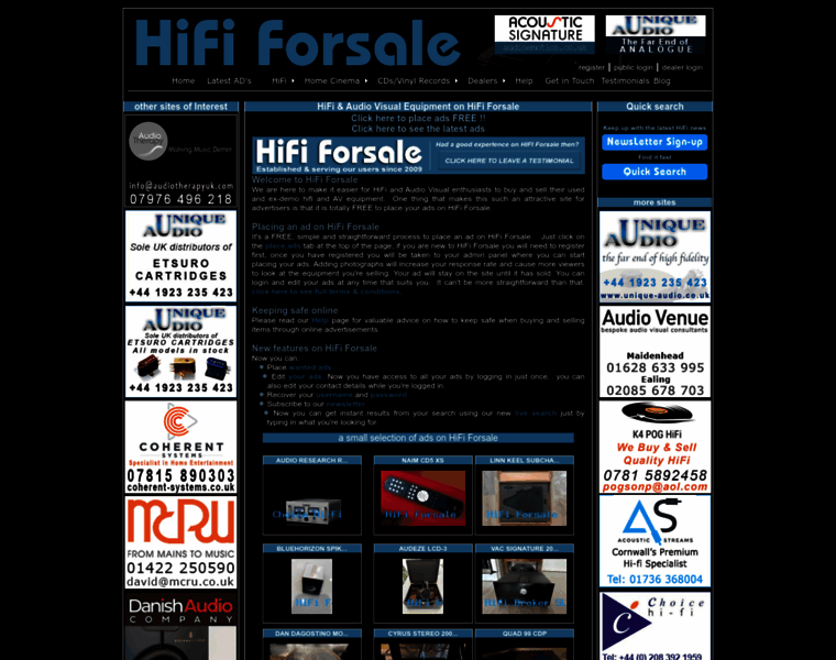 Hifi-forsale.co.uk thumbnail
