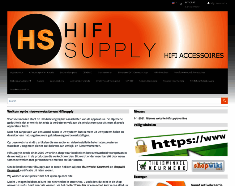 Hifisupply.nl thumbnail