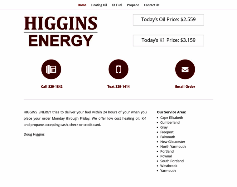 Higgins-energy.com thumbnail