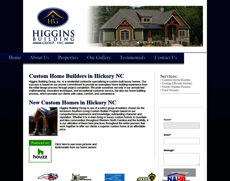 Higginsbuildinggroup.com thumbnail