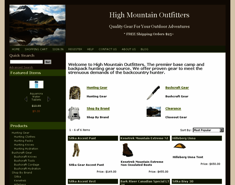 High-mountain-outfitters.com thumbnail