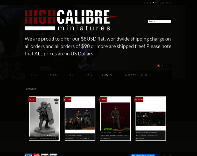 Highcalibreminiatures.com thumbnail