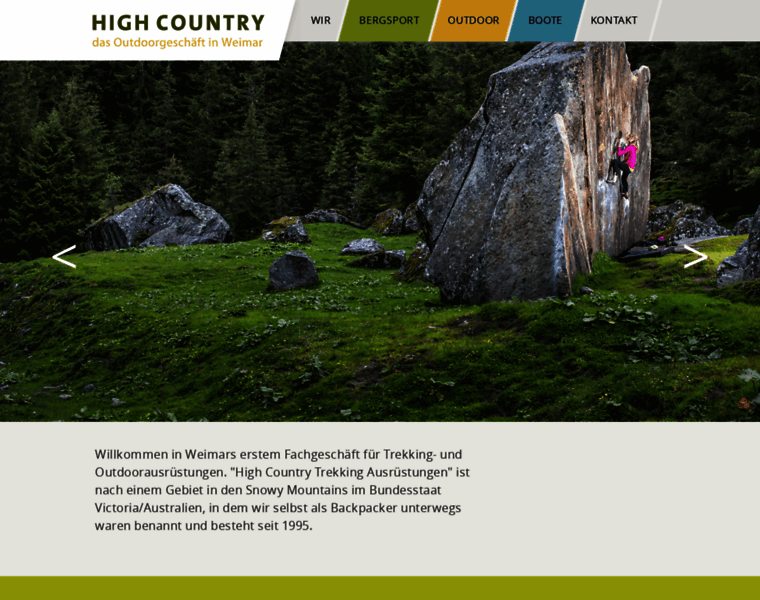 Highcountry-outdoor.de thumbnail
