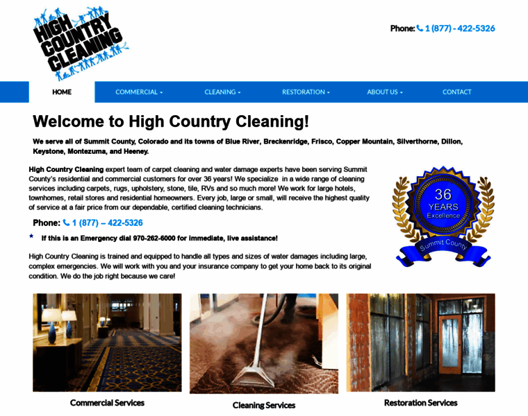 Highcountrycleaning.com thumbnail