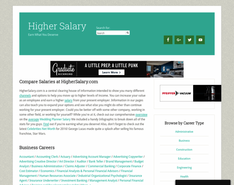 Highersalary.com thumbnail